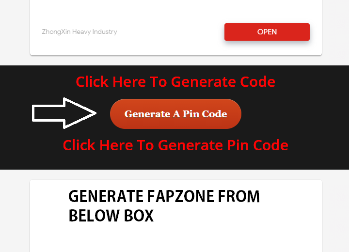  generate-fapzone-pin-code
